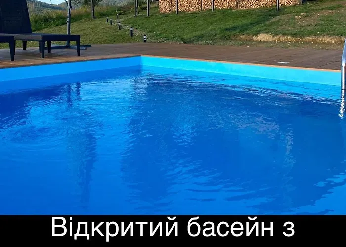 Дом отдыха Under Sky - з теплим басейном ,чаном-джакузі, панорамною ванною та Playstation 5
